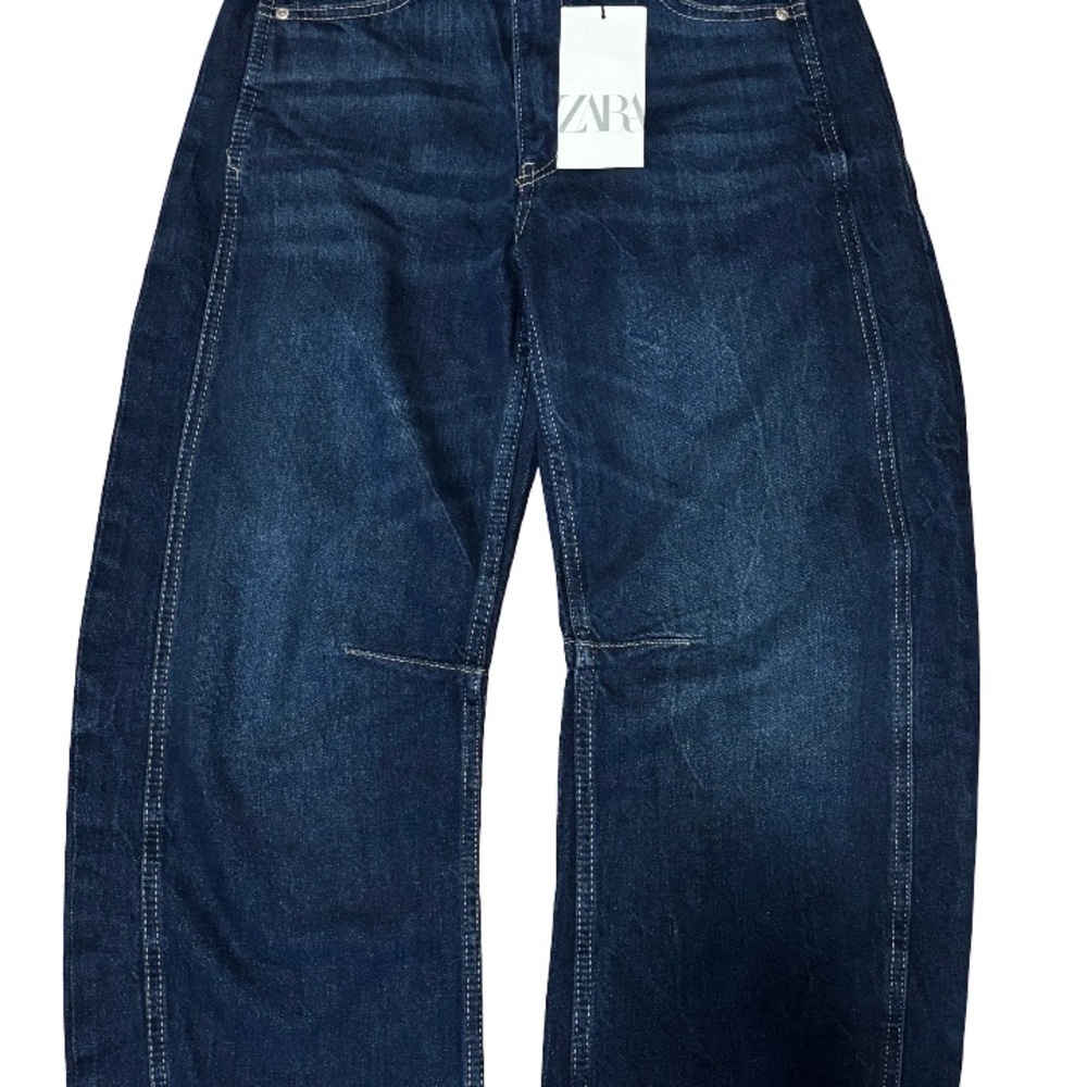 Zara Indigo Denim Trousers